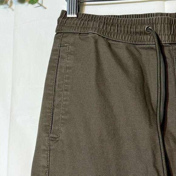 Goodfellow Men's Olive Green Cargo Pants Tie Elastic Waist XS - Picture 7 of 12